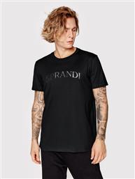 T-SHIRT SP22-TSM541 ΜΑΥΡΟ REGULAR FIT SPRANDI