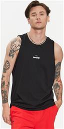 TANK TOP SP3-TPM002 ΜΑΥΡΟ REGULAR FIT SPRANDI