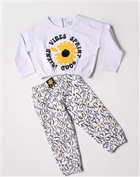 SET BABY GIRL WITH TROUSERS 231-2015-S100 WHITE SPRINT