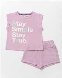 SET JUNIOR GIRL WITH SHORTS 231-4026-S837 LILAC SPRINT