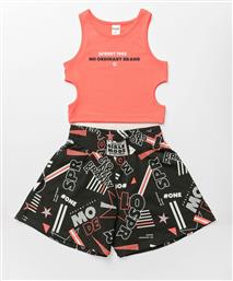 SET JUNIOR GIRL WITH SHORTS 231-4036-S450 CORAL SPRINT