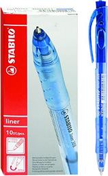 ΣΤΥΛΟ ΜΕ ΚΟΥΜΠΙ BLUE BALLPOINT 60-679 (ΣΕΤ 10 ΤΕΜΑΧΙΑ) (ΧΡΩΜΑ: ΜΠΛΕ) - - 60-679 STABILO από το 24HOME