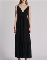 MILA WOMAN DRESS 67-007.049-Ν0090 BLACK STAFF