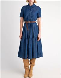 ZETA DENIM TENCEL DRESS 97%COTTON/3%ELASTANE STAFF