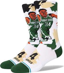 NBA PAINT GIANNIS A545C22PGI-WHT ΠΟΛΥΧΡΩΜΟ STANCE