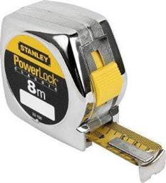 ΜΕΤΡΟΤΑΙΝΙΑ POWERLOCK 8M 25ΜΜ ΠΛΑΤΟΣ 33-198 STANLEY