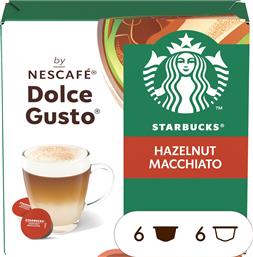 ΚΑΨΟΥΛΕΣ ΚΑΦΕ DOLCE GUSTO HAZELNUT MACCHIATO 123G STARBUCKS