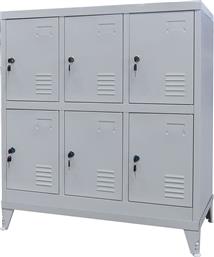 ΦΟΡΙΑΜΟΣ ΜΕΤΑΛΛΙΚΟΣ 35X39X101 CM - ΓΚΡΙ STEELEN