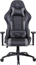 GAMING CHAIR SGC01 - ΜΑΥΡΟ/ΓΚΡΙ STEELPLAY
