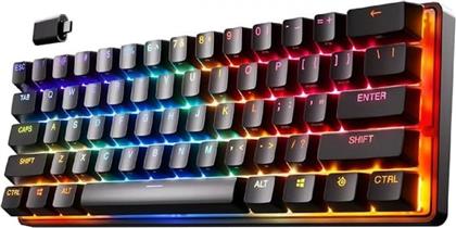 APEX PRO MINI ΗALL EFFECT ΑΣΥΡΜΑΤΟ GAMING ΠΛΗΚΤΡΟΛΟΓΙΟ 60% RGB (US) STEELSERIES