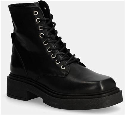 ΔΕΡΜΑΤΙΝΑ WORKERS CHINEY ΧΡΩΜΑ: ΜΑΥΡΟ, SM11003204 STEVE MADDEN από το ANSWEAR