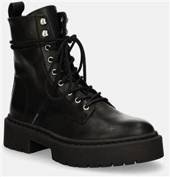 ΔΕΡΜΑΤΙΝΑ WORKERS GUSTO ΧΡΩΜΑ: ΜΑΥΡΟ, SM11003330 STEVE MADDEN από το ANSWEAR