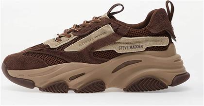 ΓΥΝΑΙΚΕΙΑ SNEAKERS ''POSSESION-Ε'' - 11004652 ΚΑΦΕ ΣΚΟΥΡΟ STEVE MADDEN