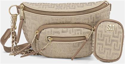 ΤΣΑΝΤΑ BMAXIMAS ΧΡΩΜΑ: ΜΠΕΖ, SM13001420 STEVE MADDEN