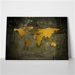 ΠΙΝΑΚΑΣ GOLDEN WORLD MAP STICKY από το STICKY