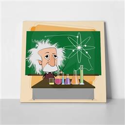 ΠΙΝΑΚΑΣ ΣΕ ΚΑΜΒΑ EINSTEIN CARTOON CLASSROOM STICKY