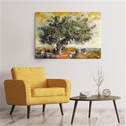 ΠΙΝΑΚΑΣ ΣΕ ΚΑΜΒΑ OLIVE TREE PAINTING STICKY