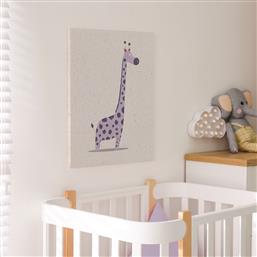 ΠΙΝΑΚΑΣ ΣΕ ΚΑΜΒΑ PURPLE CUTE GIRAFFE STICKY