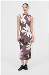 ΓΥΝΑΙΚΕΙΟ ΦΟΡΕΜΑ MIDI ΑΜΑΝΙΚΟ ΜΕ FLORAL PRINT ''WILD FLOWERS'' - SG-PF25-D104-2244 ΚΑΦΕ STINE GOYA