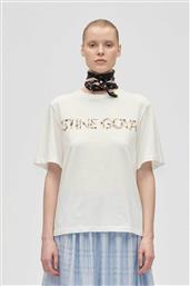 ΓΥΝΑΙΚΕΙΟ T-SHIRT ΜΕ FLORAL PRINT - SG-AW25-T009-2243 ΛΕΥΚΟ STINE GOYA