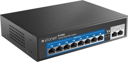 P110C NETWORK SWITCH UNMANAGED L2 FAST ETHERNET (100 MBPS) 10-PORT POE STONET