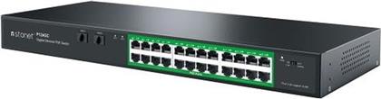 P124GC NETWORK SWITCH UNMANAGED L2 GIGABIT ETHERNET (1000 MBPS) 26-PORT POE STONET