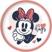 DISNEY: MINNIE MOUSE HEART FULL NON SLIP BICOLOR PREMIUM PLATE (10793) STOR