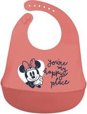 DISNEY: MINNIE MOUSE HEART FULL - TODDLER SILICONE BIB (10729) STOR