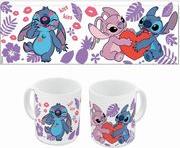 DISNEY: STITCH &AMPAMP ANGEL WITH HEART - YOUNG ADULT CERAMIC MUG IN GIFT BOX (325ML) (93488) STOR