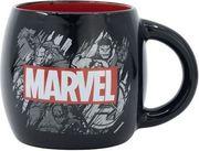 : MARVEL PATTERN - GLOBE MUG IN GIFT BOX (380ML) (75436) STOR