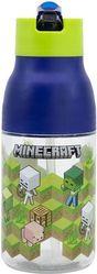 : MINECRAFT - ISOMETRIC DOUBLE OPENING SIPPER ECOZEN BOTTLE (420ML) (40465) STOR