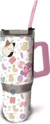 : SQUISHMALLOWS - DW INSULATED STAINLESS STEEL XL RAMBLER MUG (940ML) (75883) STOR