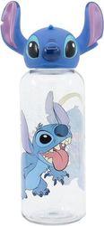 : STITCH FLOWERS - 3D FIGURINE BOTTLE (560ML) (74860) STOR