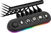 HUB DECK 5 - 5 PORT STREAMING DECK 4X USB 3.0, 1X USB 2.0, RGB, 12V STREAMPLIFY