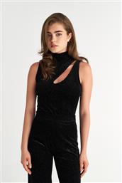 ΑΜΑΝΙΚΗ ΜΠΛΟΥΖΑ ΜΕ ΖΙΒΑΓΚΟ ΚΑΙ CUT-OUT ΛΕΠΤΟΜΕΡΕΙΑ SUGARFREE