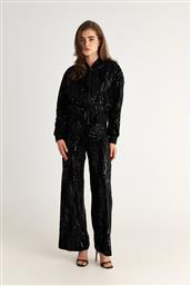 FLARED ΨΗΛΟΜΕΣΟ ΒΕΛΟΥΤΕ ΠΑΝΤΕΛΟΝΙ ΜΕ ΠΑΓΙΕΤΕΣ SUGARFREE