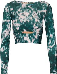 ΚΟΝΤΗ ΑΘΛΗΤΙΚΗ ΜΠΛΟΥΖΑ ΜΕ TIE-DYE ΤΥΠΩΜΑ ΚΑΙ ΛΕΠΤΟΜΕΡΕΙΑ ΣΤΟΥΣ ΑΝΤΙΧΕΙΡΕΣ SUGARFREE