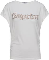 ΚΟΝΤΟΜΑΝΙΚΗ ΜΠΛΟΥΖΑ ΣΕ ΣΤΕΝΗ ΓΡΑΜΜΗ ΜΕ ΣΤΡΑΣ SUGARFREE