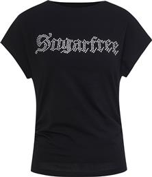 ΚΟΝΤΟΜΑΝΙΚΗ ΜΠΛΟΥΖΑ ΣΕ ΣΤΕΝΗ ΓΡΑΜΜΗ ΜΕ ΣΤΡΑΣ SUGARFREE