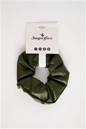 ΛΑΣΤΙΧΑΚΙ ΜΑΛΛΙΩΝ SCRUNCHIE ΣΕ ΔΕΡΜΑΤΙΝΗ ΥΦΗ SUGARFREE