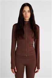 ΜΑΚΡΥΜΑΝΙΚΗ ΑΘΛΗΤΙΚΗ ΖΑΚΕΤΑ ΜΕ ΛΕΠΤΟΜΕΡΕΙΑ ΣΤΟΥΣ ΑΝΤΙΧΕΙΡΕΣ SUGARFREE