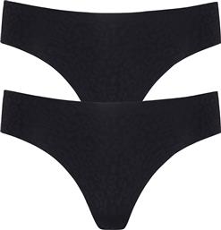 ΠΑΚΕΤΟ ΜΕ 2 HIPSTER BRAZILIAN ΣΛΙΠ ΧΩΡΙΣ ΡΑΦΕΣ ΜΕ ΛΕΟΠΑΡ ΤΥΠΩΜΑ SUGARFREE