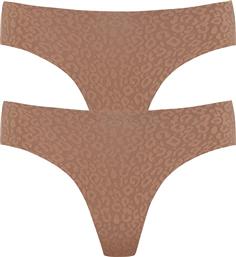 ΠΑΚΕΤΟ ΜΕ 2 HIPSTER BRAZILIAN ΣΛΙΠ ΧΩΡΙΣ ΡΑΦΕΣ ΜΕ ΛΕΟΠΑΡ ΤΥΠΩΜΑ SUGARFREE