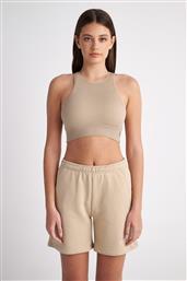 SEAMLESS ΚΟΝΤΟ ΡΙΜΠ ΤΟΠ ΜΕ ΛΑΙΜΟΚΟΨΗ HALTER SUGARFREE