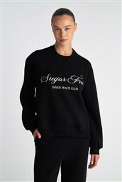 ΒΑΜΒΑΚΕΡΗ OVERSIZED ΦΟΥΤΕΡ ΜΠΛΟΥΖΑ ME ΦΛΙΣ ΕΠΕΝΔΥΣΗ SUGARFREE
