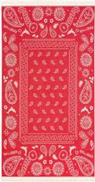 BANDANA RED FEATHER BEACH TOWEL (ΔΙΑΣΤΑΣΕΙΣ: 95 X 160 ΕΚ) PT/BANF/RED-BANDANA RED RED SUN OF A BEACH