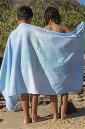 SUNNY LIFE ΠΑΙΔΙΚΗ ΠΕΤΣΕΤΑ ΘΑΛΑΣΣΗΣ 150 X 75 CM ''THE SEA KIDS BLUE-LIME'' - 24180193 ΜΠΛΕ ΑΝΟΙΧΤΟ SUNNYLIFE