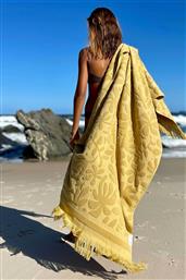 UNISEX ΠΕΤΣΕΤΑ ΘΑΛΑΣΣΗΣ 90 X 175 CM ''LUXE MANGO BAY GOLDEN MUSTARD'' - 24180239 ΜΟΥΣΤΑΡΔΙ SUNNYLIFE