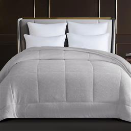 ΚΟΥΒΕΡΤΟΠΑΠΛΩΜΑ ΥΠΕΡΔΙΠΛΟ 220X240 DALIA LIGHT GREY (220X240) SUNSHINE
