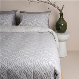 ΠΑΠΛΩΜΑΤΟΘΗΚΗ ΜΕΜΟΝΩΜΕΝΗ ΥΠΕΡΔΙΠΛΗ 230X250 COTTON FEELINGS 2048 GREY (230X250) SUNSHINE